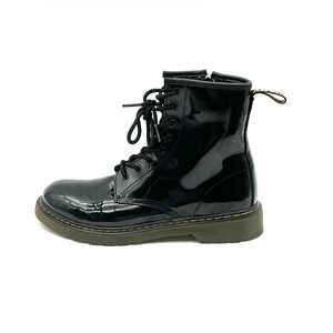 Dr. Martens 1460Y Black Patent Leather Boots Unisex US 5 / US 6 EU 37
